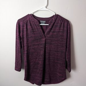 Black/Purple Blouse